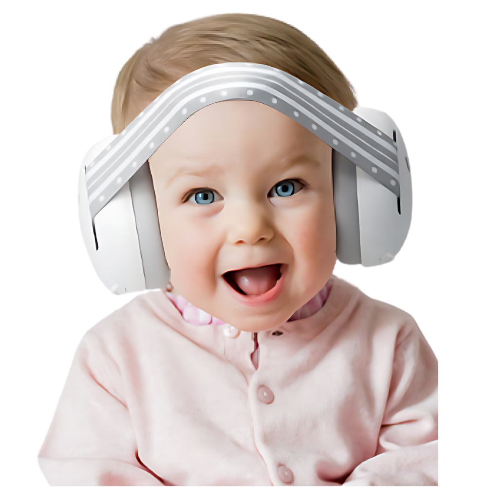 Baby Headphones Adaptable 2-in-1 Noise Cancelling Earmuffs Lulladise