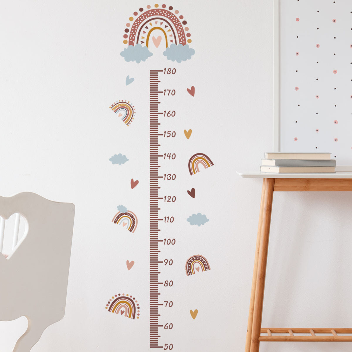 Wall Decals Height Chart Boho Style Lulladise