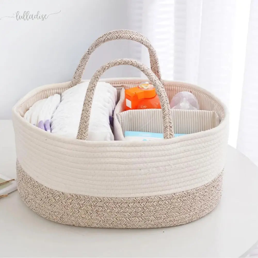 Cotton Rope Diaper Bag Lulladise