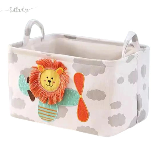 Linen Storage Bin - Safari Print Lulladise