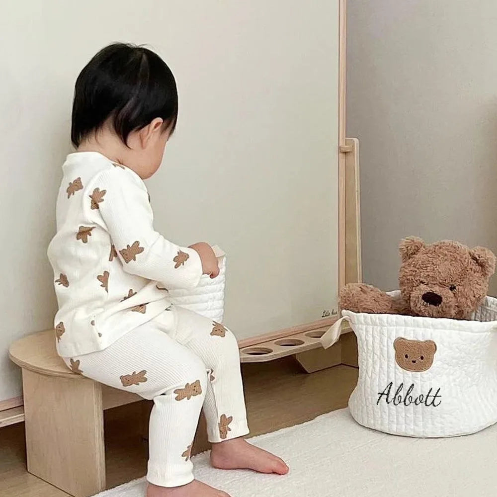 Personalised Baby Storage Basket Lulladise