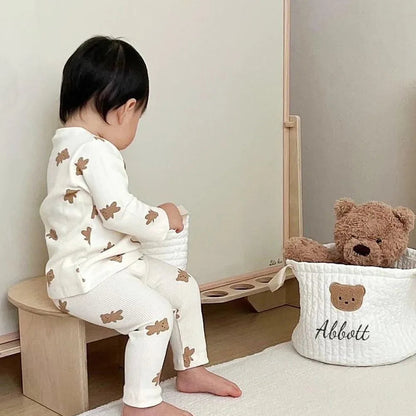 Personalised Baby Storage Basket Lulladise