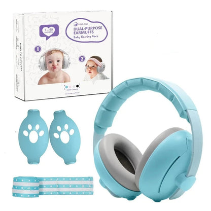 Baby Headphones Adaptable 2-in-1 Noise Cancelling Earmuffs Lulladise
