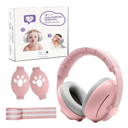 Baby Headphones Adaptable 2-in-1 Noise Cancelling Earmuffs Lulladise