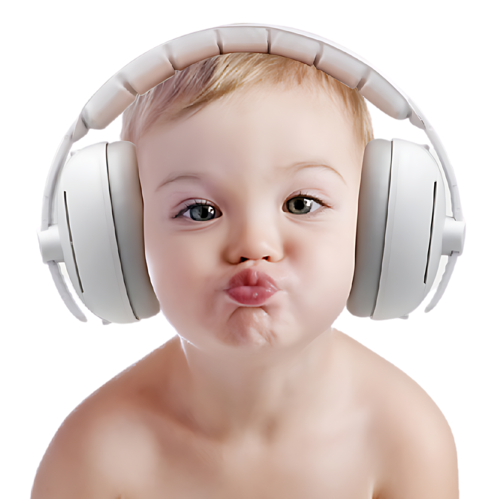 Baby Headphones Adaptable 2-in-1 Noise Cancelling Earmuffs Lulladise