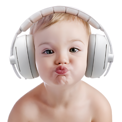Baby Headphones Adaptable 2-in-1 Noise Cancelling Earmuffs Lulladise