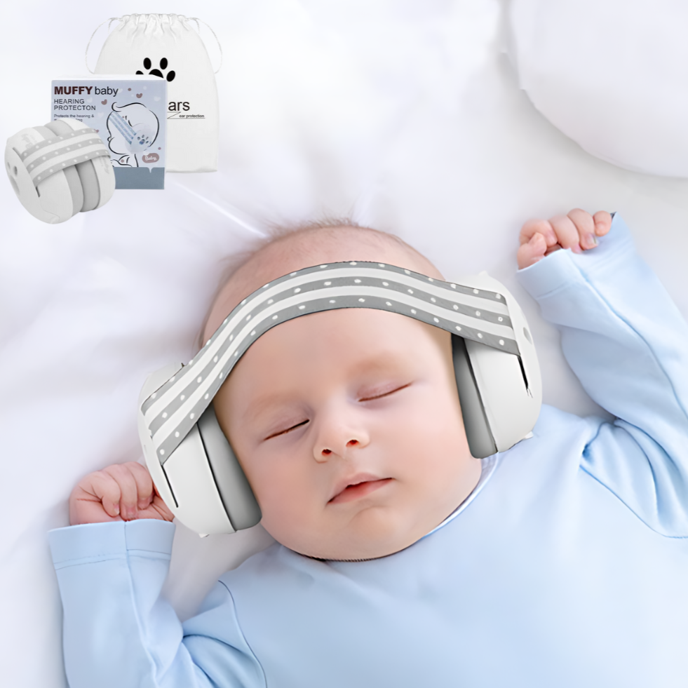 Baby Noise Cancelling Headphones - Comfortable Earmuffs Lulladise