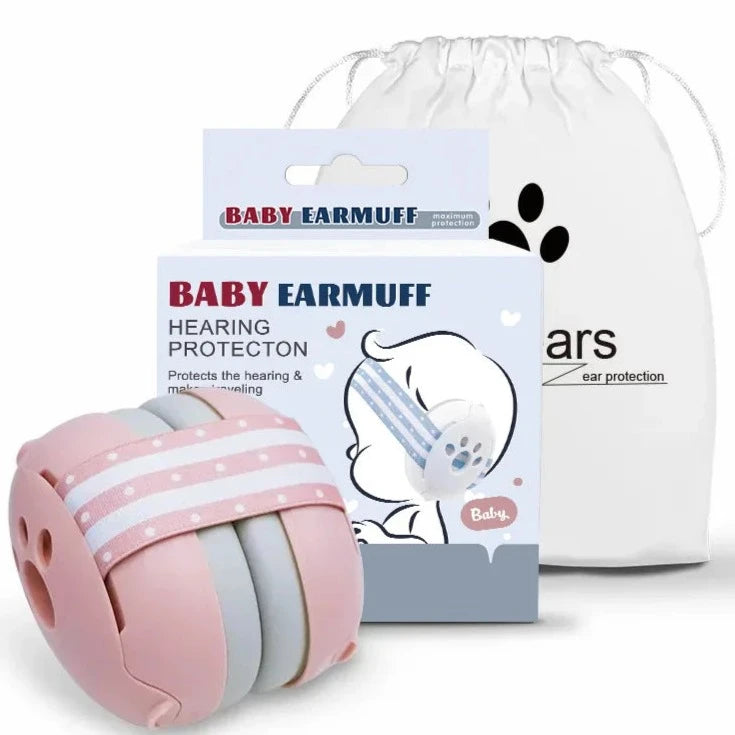 Baby Noise Cancelling Headphones - Comfortable Earmuffs Lulladise