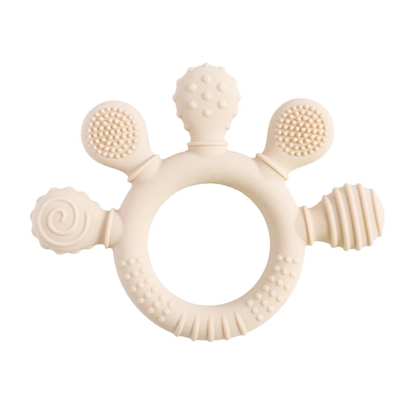 Sensory Teething Ring 100% BPA-Free Lulladise